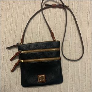 Dooney & Bourne triple zip cross body.
